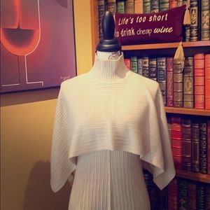 WORTH SWEATER DRESS/OVERLAY PT/SM. Pebble.